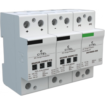 DS252E-350DC/YG УЗИП для сетей постоянного тока CITEL 70 дистанционная