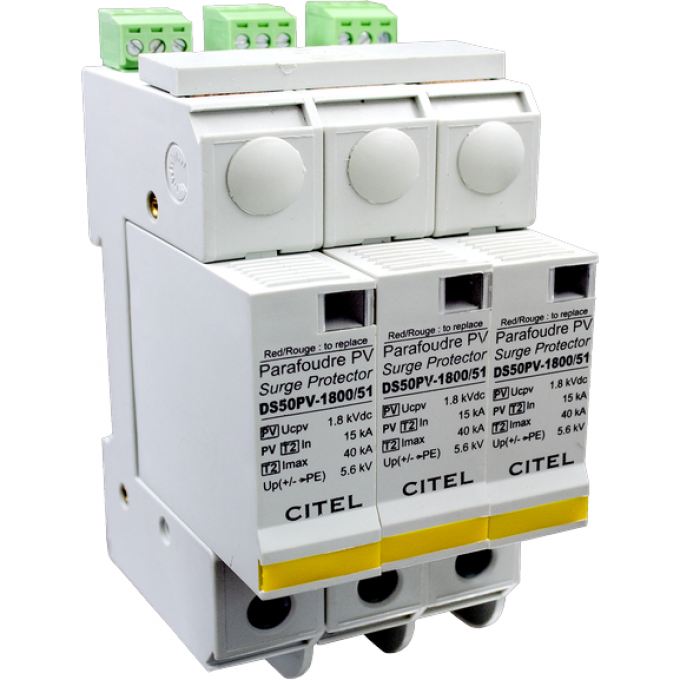 УЗИП для сетей постоянного тока CITEL 15 40 DS50PVS-1800/51