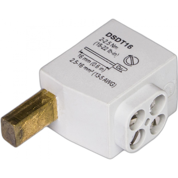 УЗИП Клеммный адаптер для V-образного подключения УЗИП Защита CITEL IP20 От -40 до +85°C DSDT16